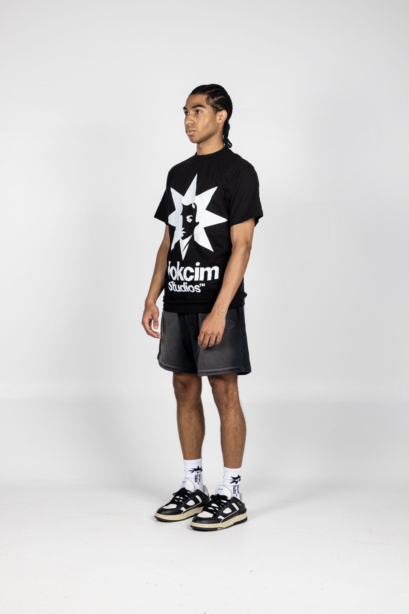 Starhead Cropped T-shirt - Black