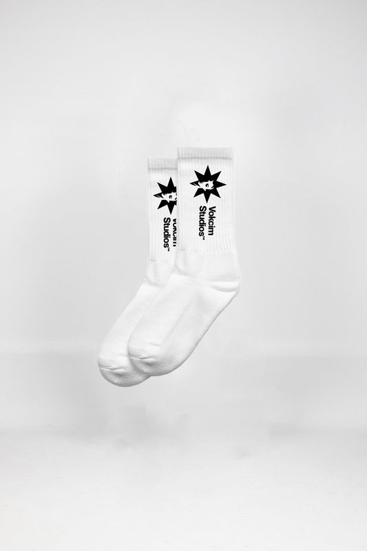 Logo Socks - White