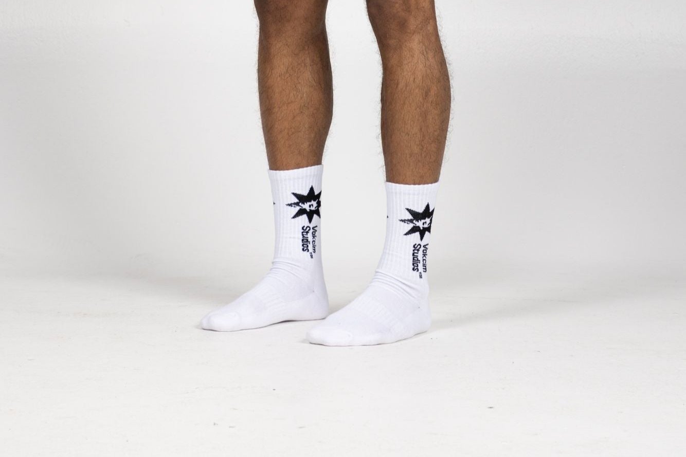 Logo Socks - White